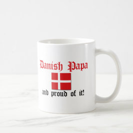 Stolzer dänischer Papa Kaffeetasse