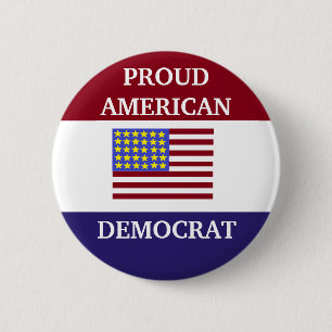 STOLZER DEMOKRAT-KNOPF BUTTON