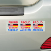 Stolzer deutscher Amerikaner Autoaufkleber (Auf Auto)