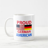 Stolzer deutscher Amerikaner Kaffeetasse (Links)