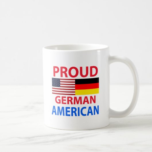 Stolzer deutscher Amerikaner Kaffeetasse (Rechts)