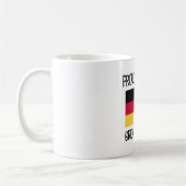 Stolzer deutscher großer Großvater Kaffeetasse (Links)