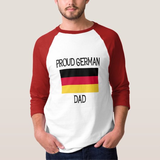 Stolzer deutscher Vater T-Shirt (Vorderseite)