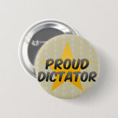 Stolzer Diktator Button (Vorne & Hinten)