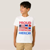Stolzer dominikanischer Amerikaner T-Shirt (Vorne ganz)