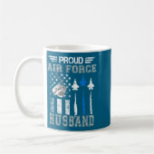 stolzer Ehemann der Luftwaffe US-Luftwaffe Abschlu Kaffeetasse (Links)