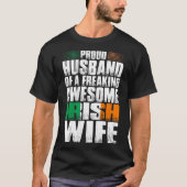 Stolzer Ehemann des fantastischen irischen T-Shirt (Vorderseite)