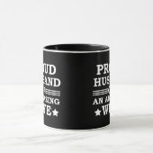 stolzer Ehemann einer phantastischen Ehefrau Tasse (Zentrum)