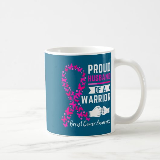 Stolzer Ehemann Krieger Ehefrau Brust Design Kaffeetasse (Rechts)