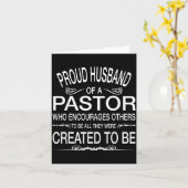 Stolzer Ehemann Pastor Christlich für Grafikdesign Karte (Gelbe Blume)