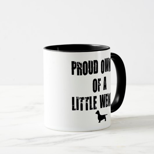 stolzer Eigentümer eines kleinen Weiner Tasse (VorderseiteRechts)