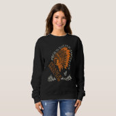 stolzer eingeborener amerikanischer Finanzdirektor Sweatshirt (Vorne ganz)