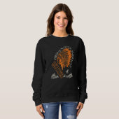 Stolzer Eingeborener Amerikanischer Job-Software-S Sweatshirt (Vorne ganz)
