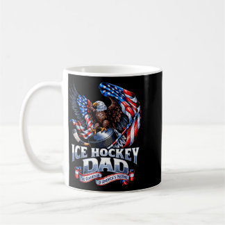 Stolzer Eishockey-Vater - Patriotische amerikanisc Kaffeetasse