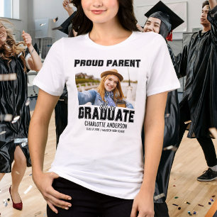 Stolzer Elternteil eines Absolventen Abschluss Tri-Blend Shirt