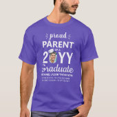Stolzer Elternteil oder beliebiger Text Abschlussf T-Shirt (Vorderseite)