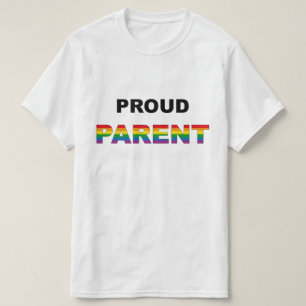 Stolzer Elternteil-Regenbogen LGBT T-Shirt
