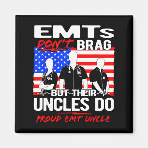 Stolzer Emt-Onkel - Lustige Ems-Familienzitat Emts Magnet
