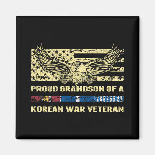 Stolzer Enkel eines Veteranen des Koreakrieges Magnet