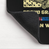 Stolzer Enkel eines Veteranen des Koreakrieges Mousepad (Ecke)