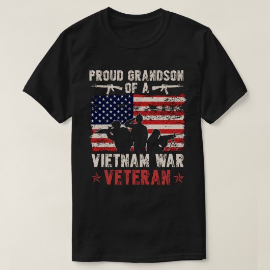 Stolzer Enkel eines vietnamesischen Veteranen| Sto T-Shirt (Design vorne)