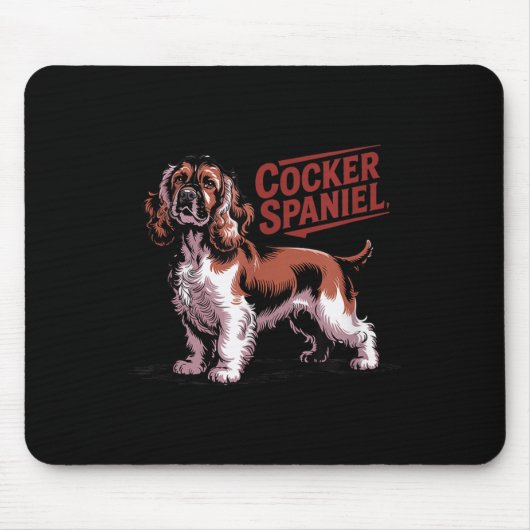 Stolzer Er Spaniel-Hundezüchter Mousepad (Vorne)