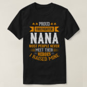 Stolzer Feuerwehrmann NANA Die meisten Menschen tr T-Shirt (Design vorne)