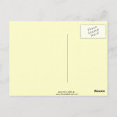 Stolzer Feuerwehrmann Postkarte (Rückseite)