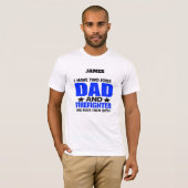 Stolzer Feuerwehrmann-Vater T-Shirt (Vorne ganz)