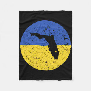 Stolzer Floridian-ukrainischer aus Florida Ukraine Fleecedecke