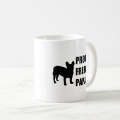 Stolzer Frenchie Papa Kaffeetasse (VorderseiteRechts)