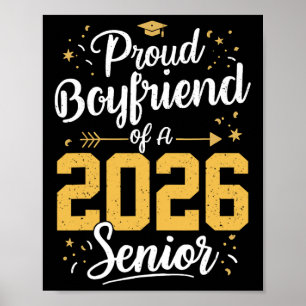 Stolzer Freund einer 2026 Seniorin 2026 Abschlussk Poster
