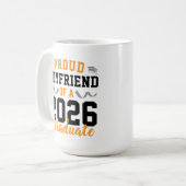 Stolzer Freund einer individuellen Abschlussfeier  Kaffeetasse (Vorderseite Links)