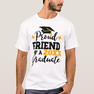 Stolzer Freund eines 2022-Absolventen schwarze gol T-Shirt