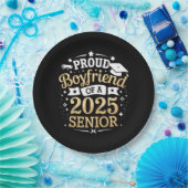 Stolzer Freund eines 2025-Graduate-Abschlusses Pappteller (Party)