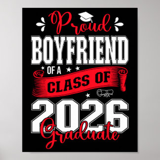 Stolzer Freund eines Cl von 2026 Absolventen für d Poster