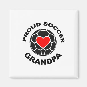Stolzer Fußball-Opa  Magnet