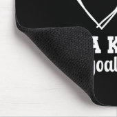 Stolzer Fußballtorwart Mimi eines Fußballtorwarts Mousepad (Ecke)