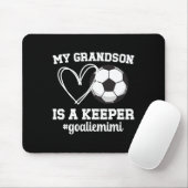 Stolzer Fußballtorwart Mimi eines Fußballtorwarts Mousepad (Mit Mouse)