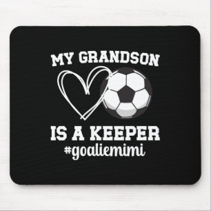 Stolzer Fußballtorwart Mimi eines Fußballtorwarts Mousepad