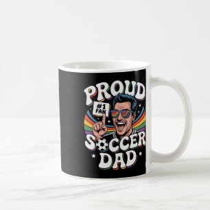 Stolzer Fußballvater Fröhlicher Fan für Väter _3 Kaffeetasse