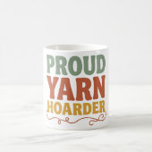 Stolzer Garn-Horter Lustiges Stricken Kaffeetasse (Mittel)