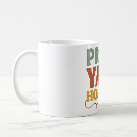 Stolzer Garn-Horter Lustiges Stricken Kaffeetasse (Links)
