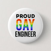 Stolzer Gay Engineer Monat Grad Engineering Button (Vorderseite)