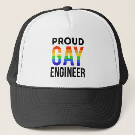Stolzer Gay Engineer Monat Grad Engineering Truckerkappe