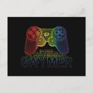 Stolzer Gaymer, Gay Pride Gaming Feiertagspostkarte