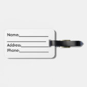 Stolzer Gerichtsschreiberreise-Gepäckanhänger Gepäckanhänger (Rückseite horizontal)