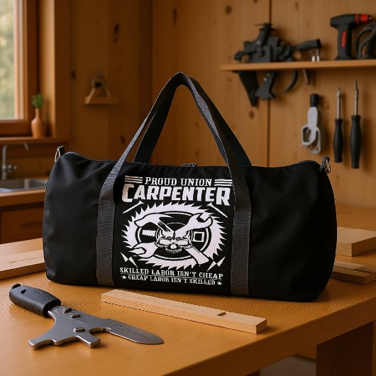 Stolzer Gewerkschafts-Zimmermann Facharbeit Duffle Bag