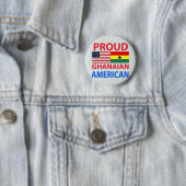 Stolzer ghanaischer Amerikaner Button (Beispiel)