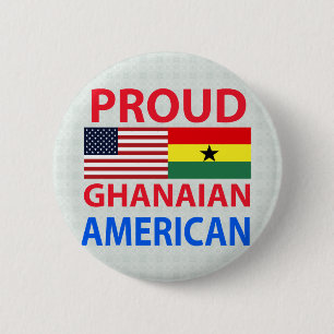 Stolzer ghanaischer Amerikaner Button